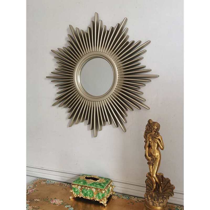 European-Style Home Decor Mirror, Decorative Wall Mirror, Dining Side Mirror, Sofa Background Wall Retro Hanging Mirror, Entryway Mirror European-Style Home Decor Mirror, Decorative Wall Mirror, Dining Side Mirror, Sofa Background Wall Retro Hanging Mirror, Entryway Mirror