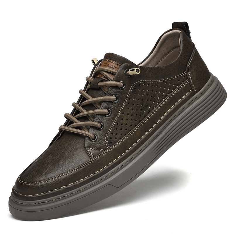 45 zapatos casuales transpirables para hombres 46 zapatos de skate 47 retro pequeño 36 cosido a mano 37 zapatos de cuero transpirables 38