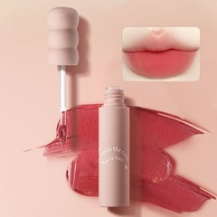 Pretty Beauty ミルクミスト クローズドカラーロック リップグレーズ クリームベルベットテクスチャー 保湿非乾燥マットホワイトニングリップマッド 6個で1個無料