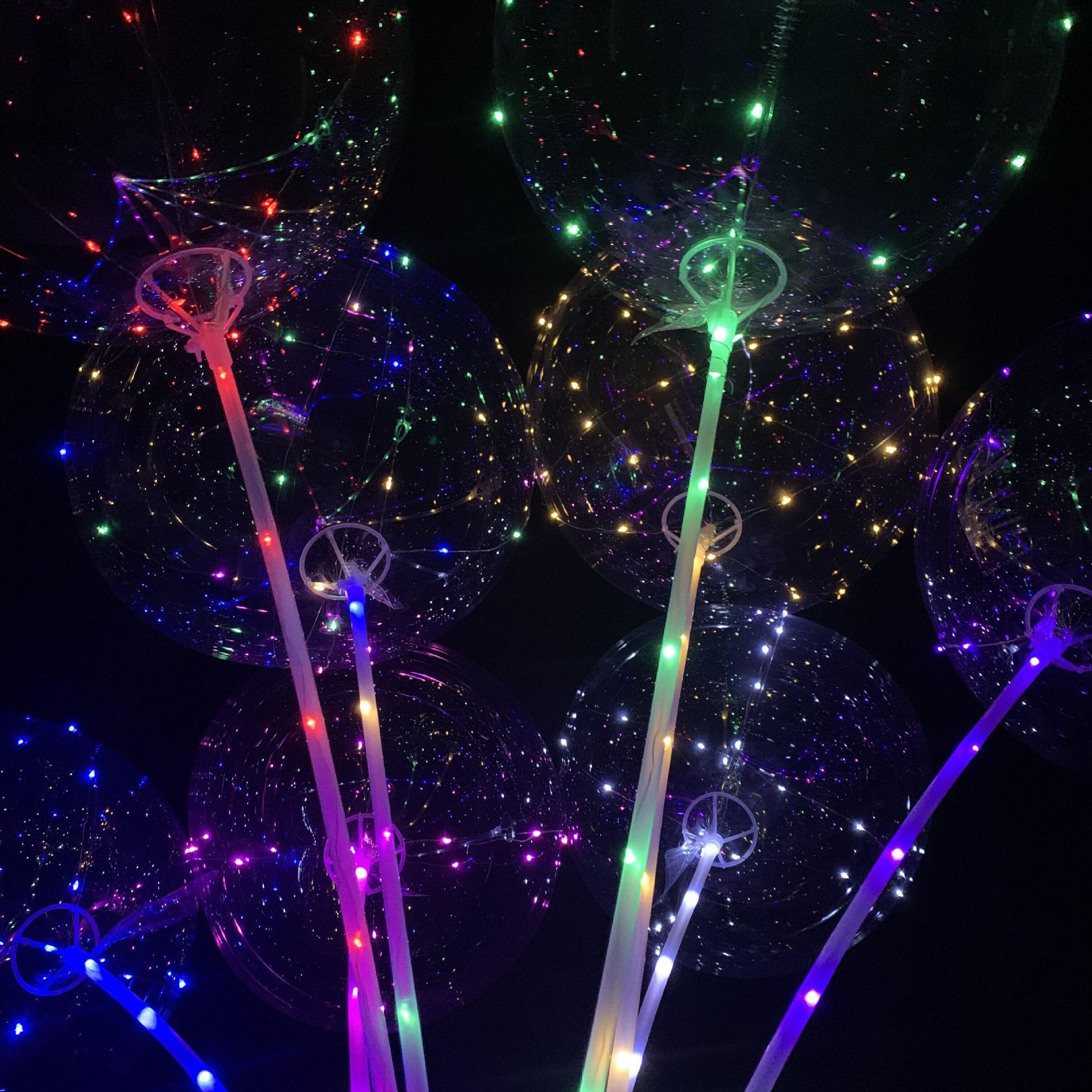 Caja de batería de 2 secciones Luz de cadena de cobre de alto brillo Bola de onda Caja de batería decorativa Festival de luces intermitentes Caja de regalo Fabricante de luces decorativas