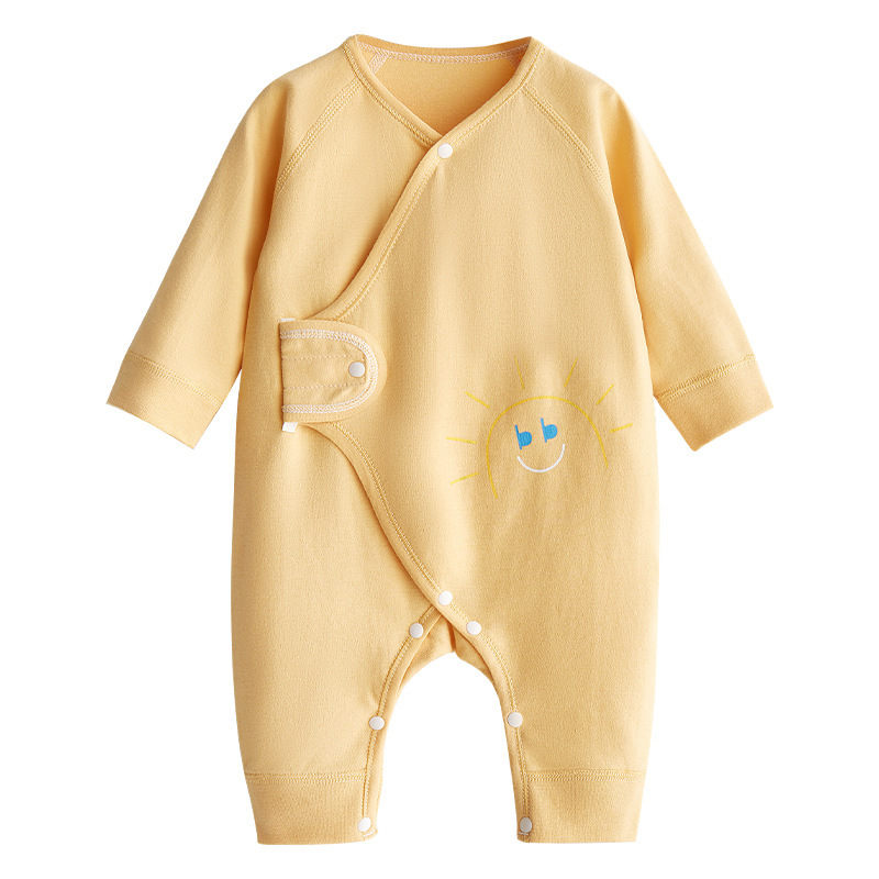 Ropa de bebé recién nacido primavera y otoño verano traje monje fino pijamas mameluco niños y niñas bebé mono image 7