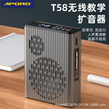 APORO T58�p���ȔU���� 2.4G�o��С�۷������50W���L�m��9000mAh