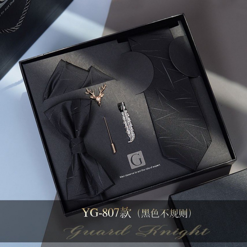 Caja de regalos de boda de novio formal europeo y americano corbata casual coreana para niños regalos de San Valentín sin golpear image 17