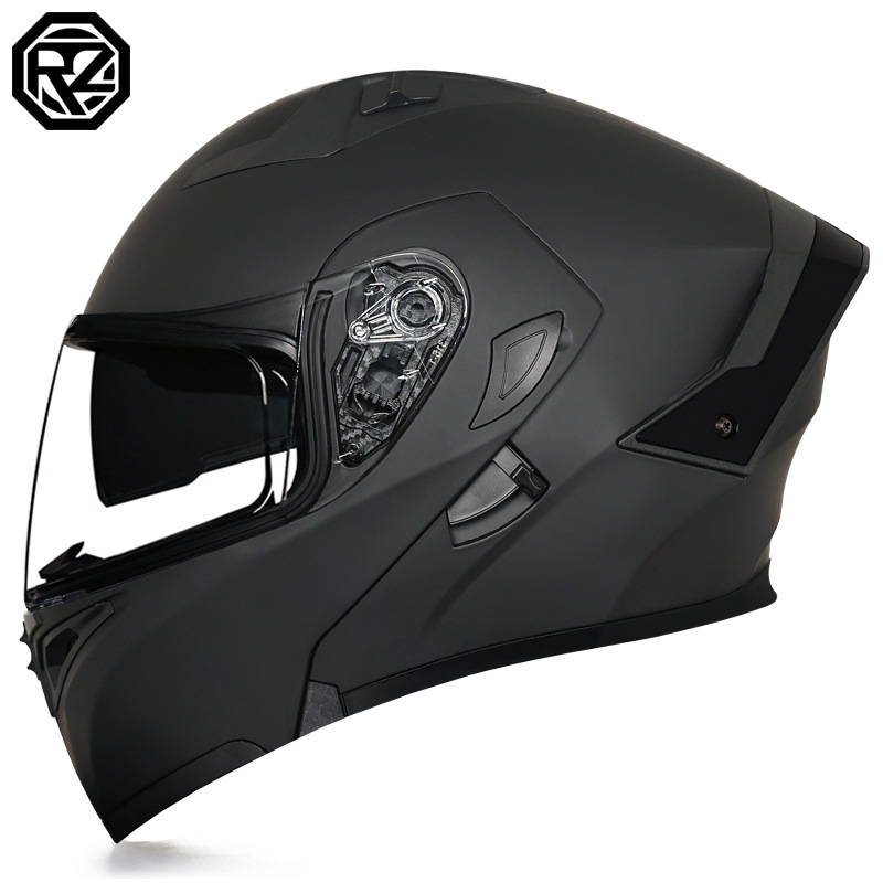 Orz nuevo casco de motocicleta casco para hombre casco para mujer locomotora casco completo Xia 3C certificado doble lente cuatro estaciones universal