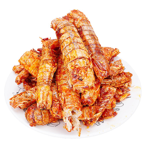Spicy Shrimp Ready-to-Eat Crispy Prawns Snack Crispy Shrimp Seafood Dry Goods Dry-Eat Shrimp