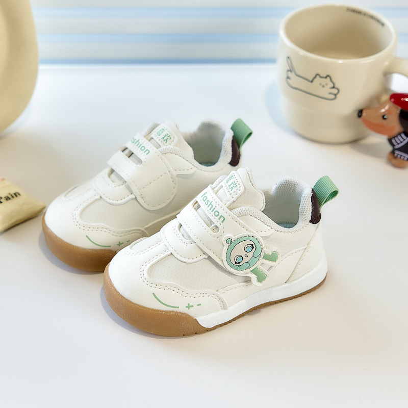 2026 primavera y otoño bebés zapatos para niños y niñas, dibujos animados para niños, zapatos para bebés suaves, zapatos antideslizantes, zapatos Agan