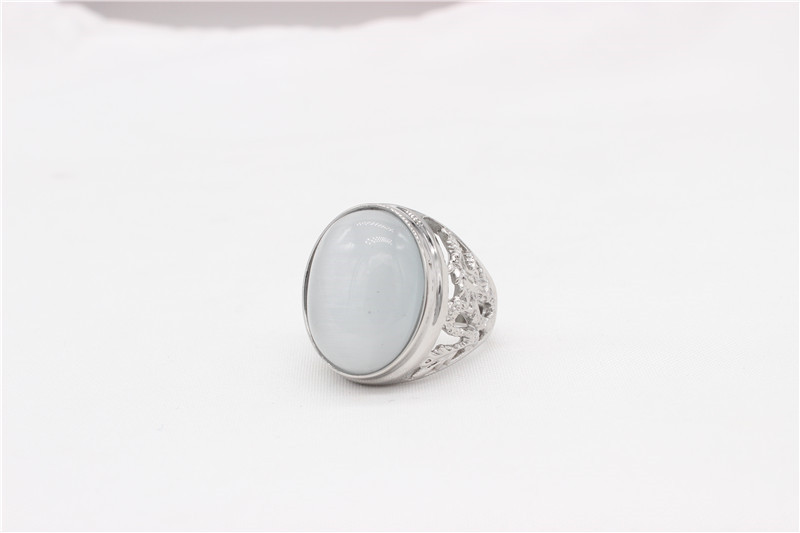 23g Weight Natural Stone Inlay Material Rings Classification 1 Piece Quantity Street Occasion Titanium Steel Material Color Block Pattern Men's Gender Inlay Design Retro Style Retro Color Block Titanium Steel Inlay Natural Stone Men's Rings 4