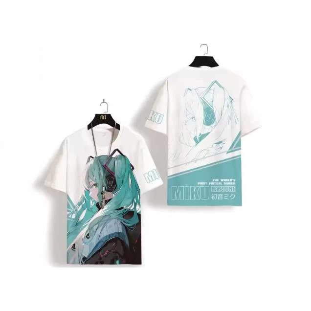 Naruto Co-Branded Short-Sleeve Princess-Style T-Shirt for Men and Women, Casual Fashion Trendy Top T-Shirt