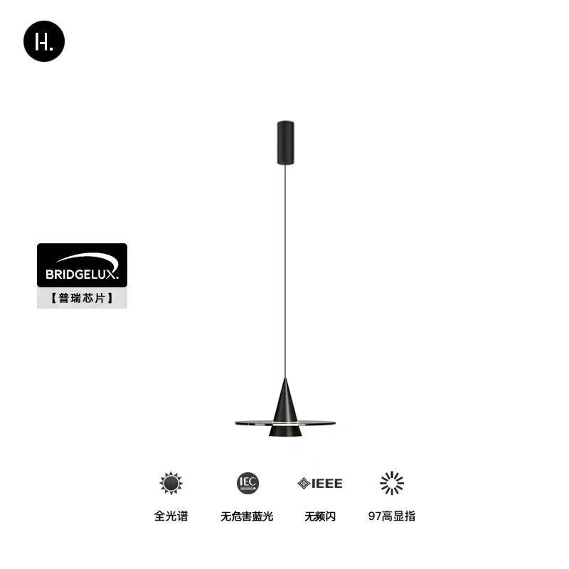 现代极简新款吊灯设计师卧室床头吧台岛台餐厅玄关过道小吊|undefined