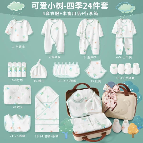 Set, suitcase, 24 pieces