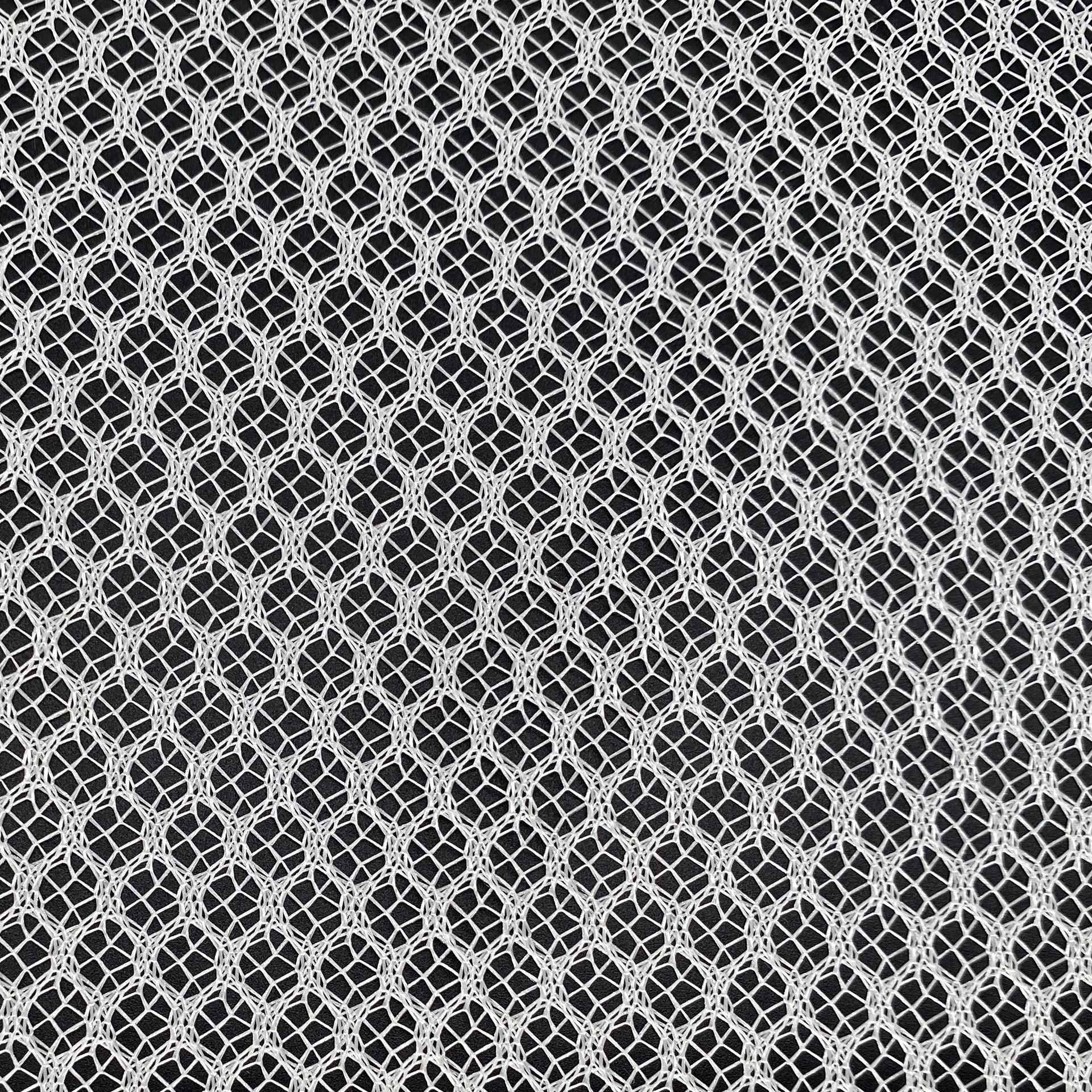 梅花网乱网涤纶网布服装帽子箱包内衬复合基布经编珠地