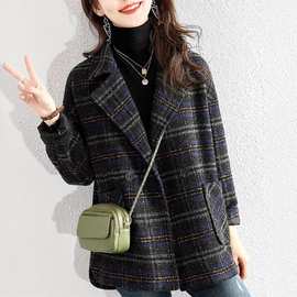 西装短外套女士装春秋冬季2025年新款小个子时尚洋气西服风衣上衣