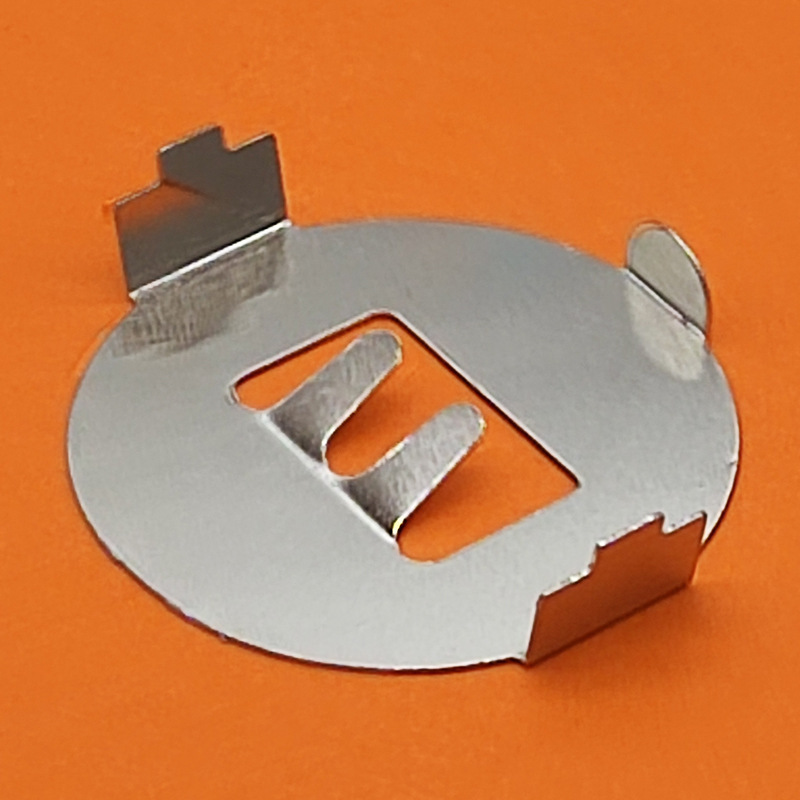 CR2032纽扣电池直脚插件电池扣 2032电池弹片脚长1mm 电池座