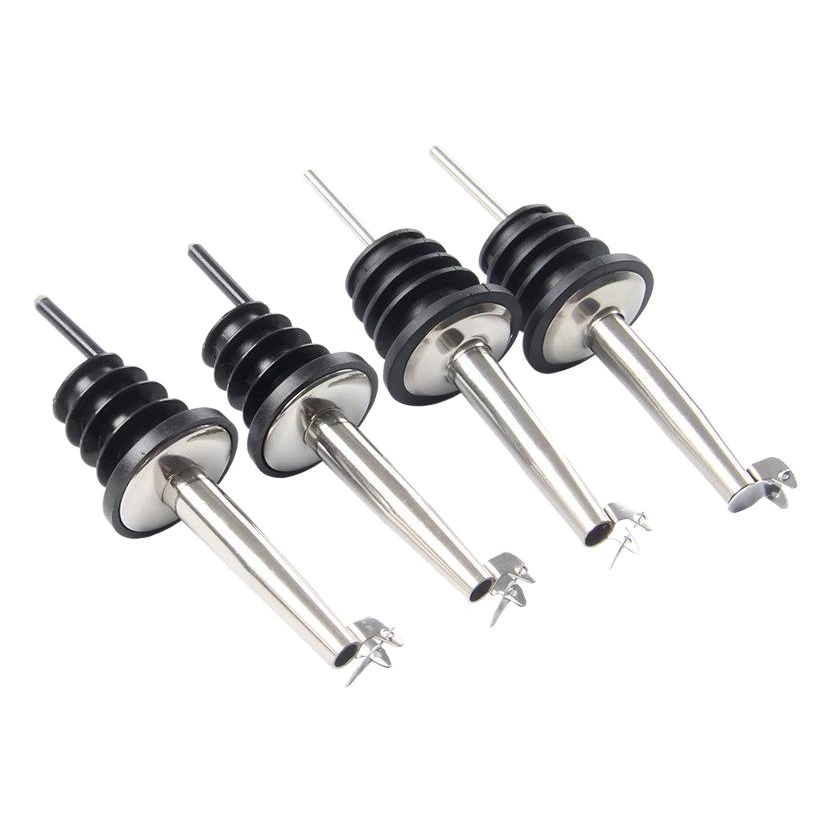 Нержавеющая сталь Вино Pourer Бутылка Масла пробка автоматическая крышка бутылка вина пробка заливки рот бар бутылка вина пробка винные аксессуары оптом