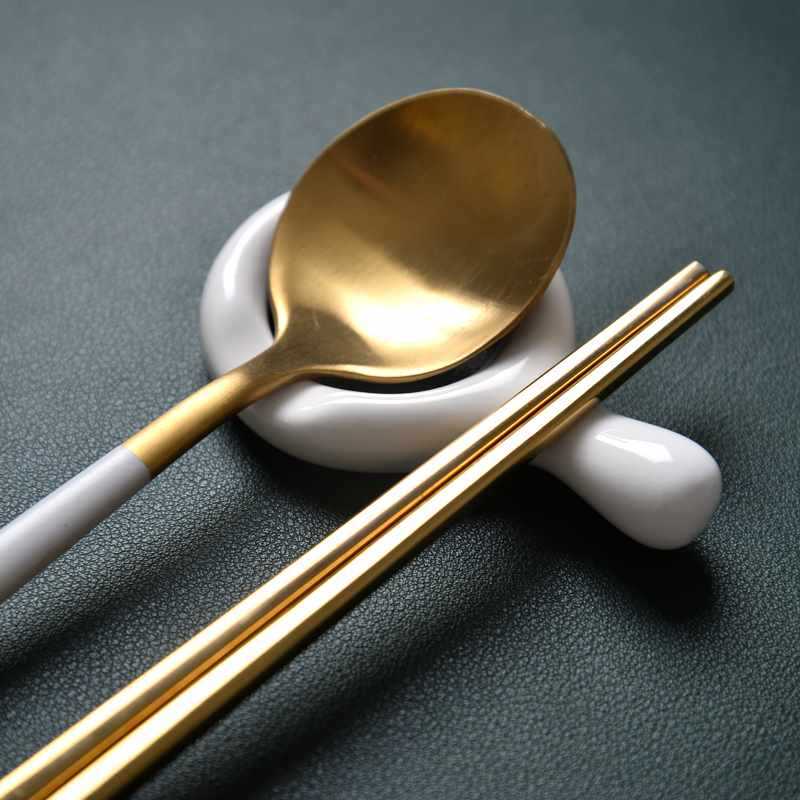 Light Luxury Japanese-Style Chopstick Holder, Household Chopstick Rest, Ceramic Chopstick Pillow, Chopstick Holder, Chopstick Stand, Chopstick Mat, Spoon Holder, Chopstick Placement.
