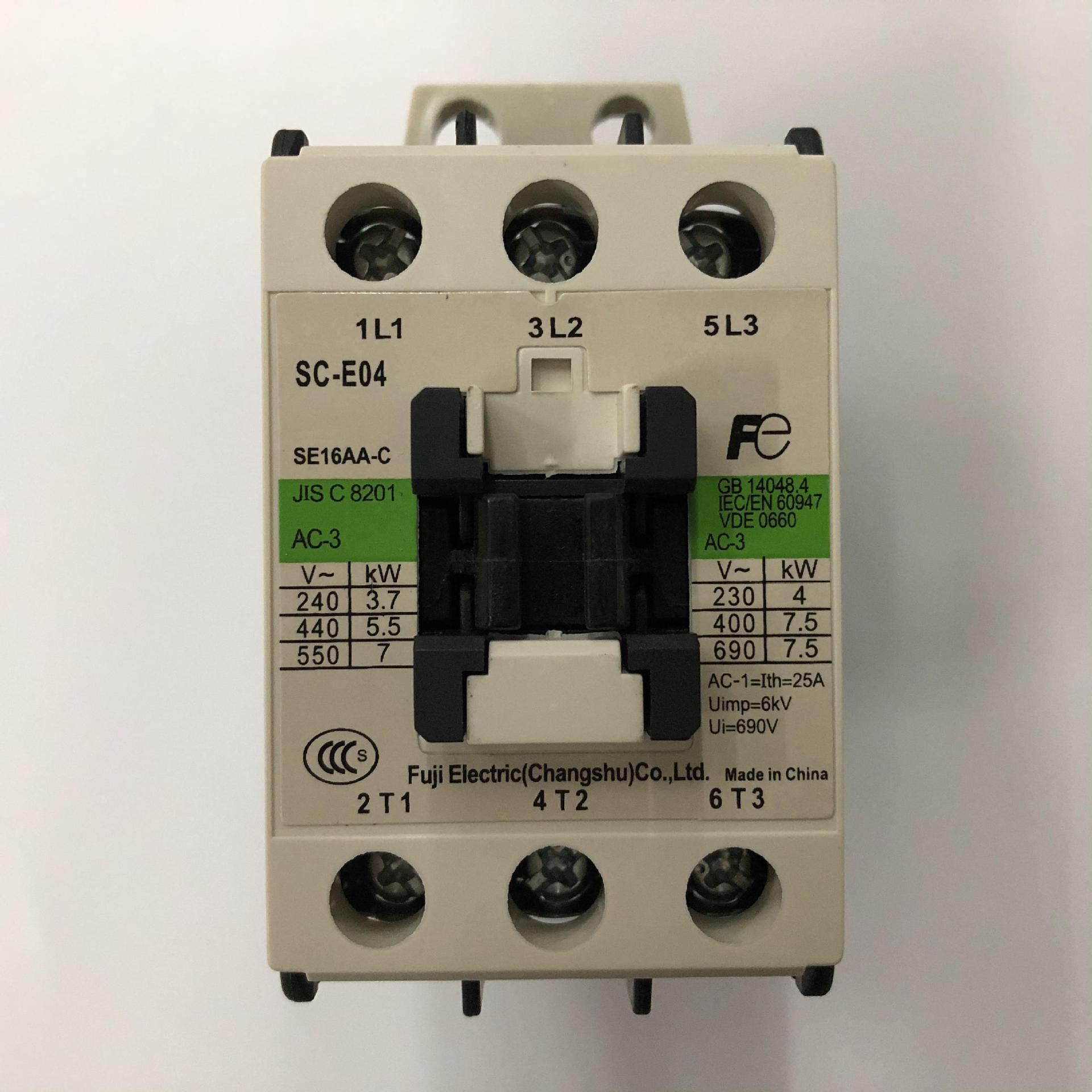 原装正品SC-E04 AC220V常熟富士三级交流接触器