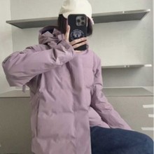 鸟家新款 Andessa羽绒服女冲锋衣保暖加厚压胶短款滑雪服