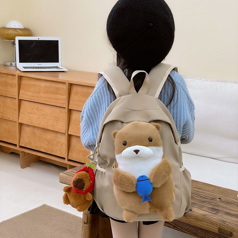 Caricaturas lindas mochila para niños y niñas mochila para muñecas de jardín de infantes 2024 nueva mochila para niños de gran capacidad