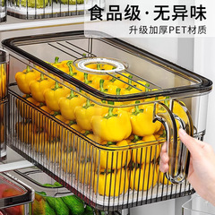 冰箱储物盒收纳盒整理盒冷冻食品级保鲜盒厨房蔬菜鸡蛋储物盒
