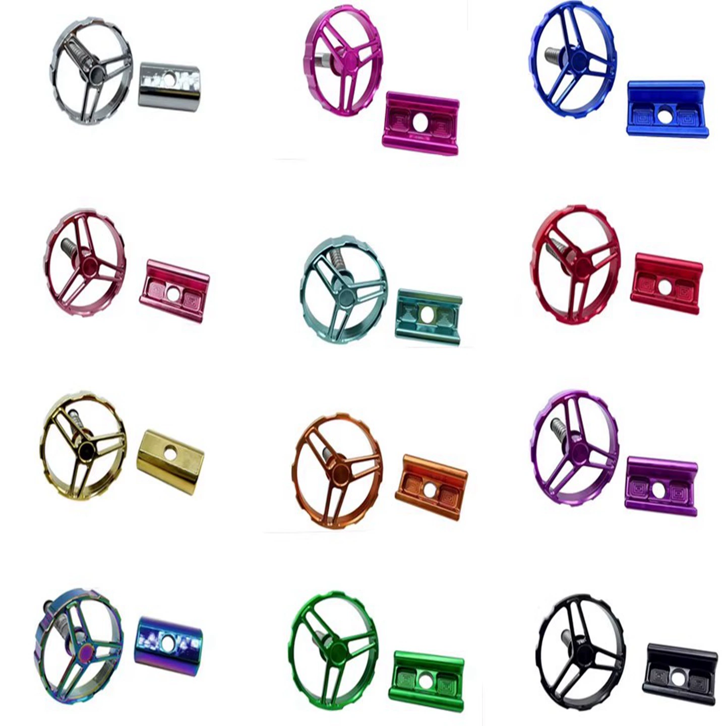 Малый тканевый кран титановый вал из алюминиевого сплава CNC легкий малый тканевый кран ручка кнопка маленькая тканевая ручка ручка ручка