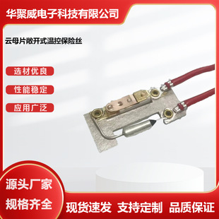 Manufacturer Wholesale Open-Type Heater Mica Sheet Temperature Control Switch Fuse Automatic Reset Switch Free Sample