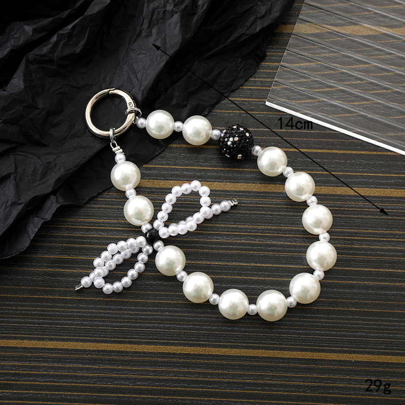 25g Weight Bag Pendant, Mobile Phone Chain, Keychain Classification 1 Piece Quantity Daily Occasion Beaded, Alloy Material Star, Heart Shape, Bow Knot Pattern Unisex Gender Modern Style, Classic Style Style Modern Style Classic Style Star Heart Shape Bow Knot Beaded Alloy Unisex Bag Pendant Mobile Phone Chain Keychain 3