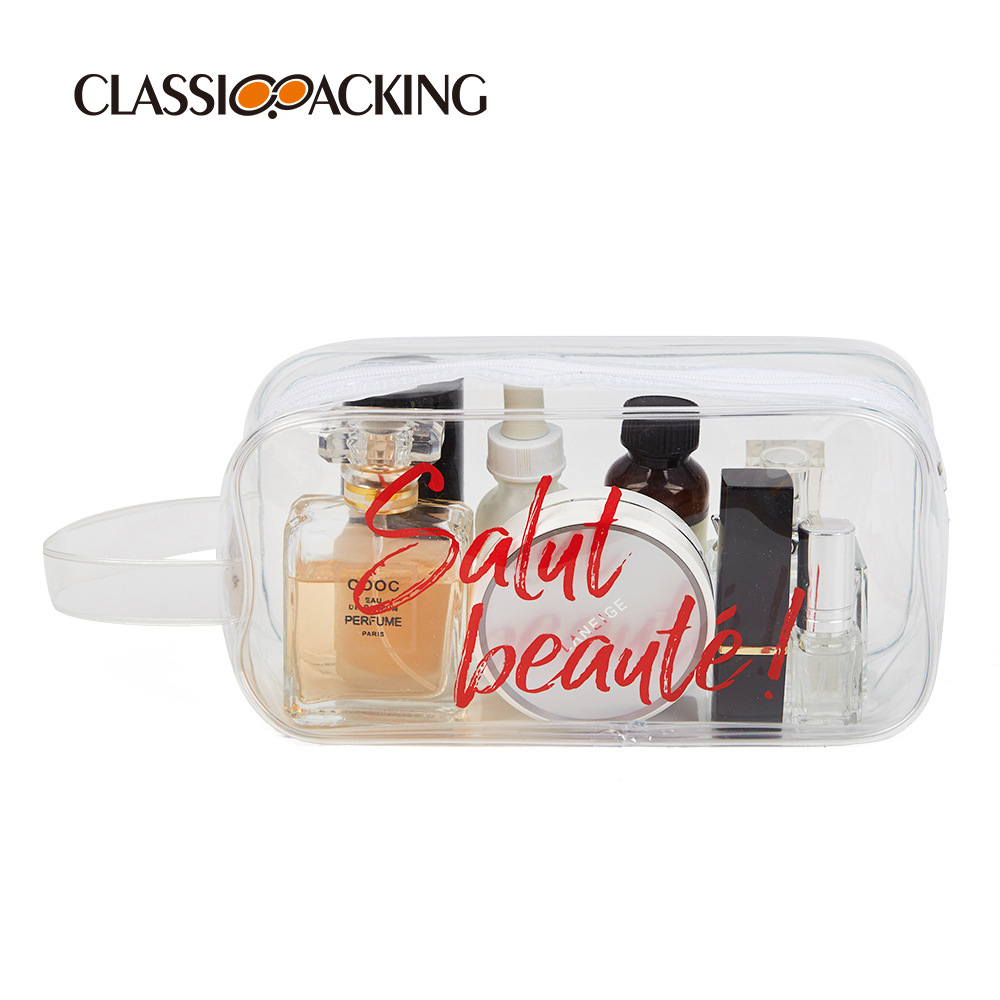 Fábrica al por mayor simple bolsa de lavado material de PVC de gran capacidad de viaje al aire libre bolsa de almacenamiento impermeable se puede imprimir logo