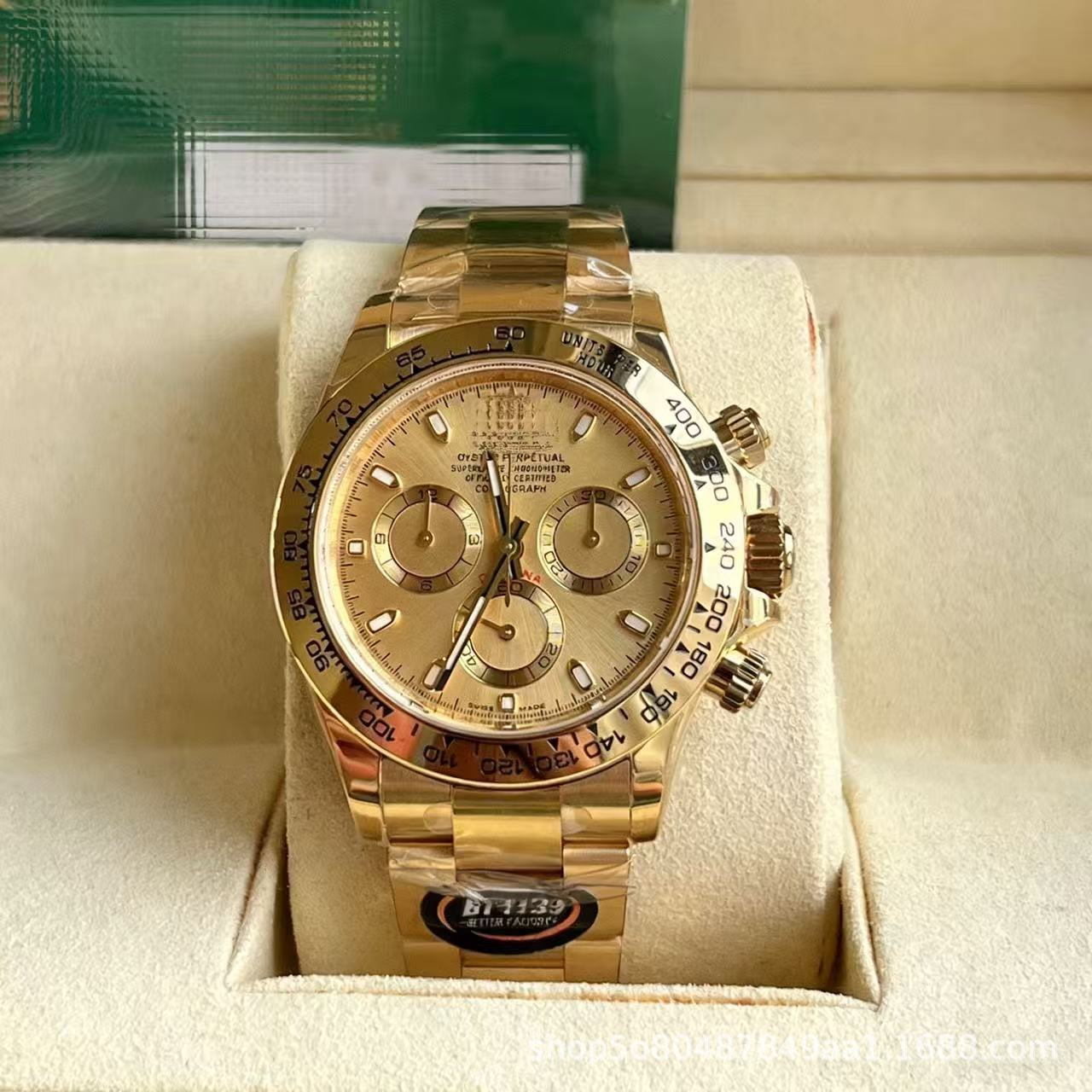 Laojia Cosmic Chronograph Ditona fábrica de relojes limpios Panda Diyu Wenle con el mismo reloj mecánico de acero para hombres