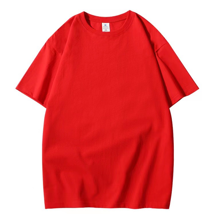 210g Weight Short Sleeve Sleeve Length Cotton Fabric Type Long Top Length T-shirt Tops Type Casual Occasion Round Neck Neckline Loose Fit Type Solid Color Pattern Summer, Spring, Autumn Season Unisex Gender Simple Style Style Wholesale Unisex Cotton Simple Style Solid Color Short Sleeve T-Shirts 2
