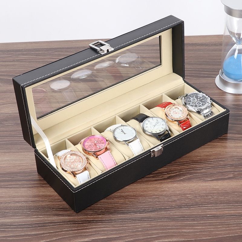 Transparent Watch Storage Household Large-Capacity High-End Luxury Packaging Display Box Integrated Glasses Box Watch Storage