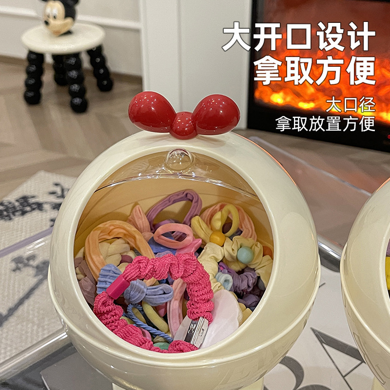发饰收纳盒创意女生精致发圈发绳发夹大容量发箍首饰皮筋饰品盒|undefined