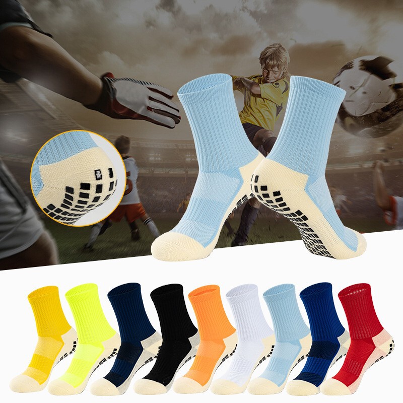 Professional football socks compression towel bottom socks mid-calf dispensing non-slip wear-resistant cross-border exclusive sports socks wholesale foreign trade