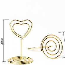 高级迷你卡片夹放置卡小桌卡夹可爱的桌面数字夹,照片夹摆饰婚礼