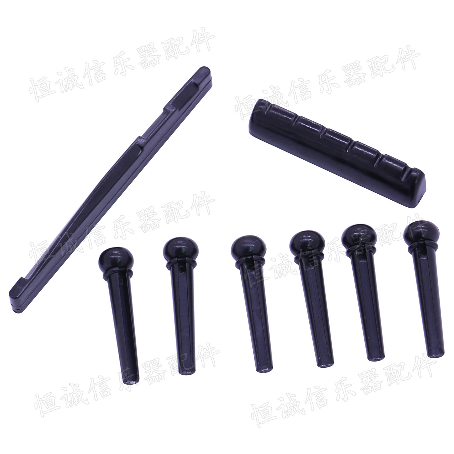 Guitarra almohada de cuerda guitarra de madera superior e inferior almohada de cuerda Puente de presión cadena traje de uñas accesorios de guitarra Universal