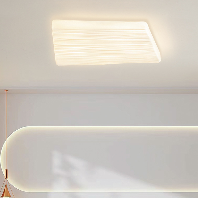 [Selección estricta] 2025 nueva lámpara de techo crema queso de viento de espectro completo paquete de protección ocular de toda la casa