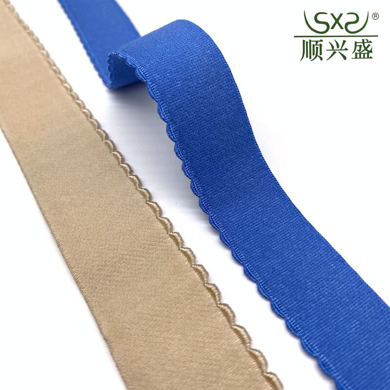 In-Stock Brushed Crescent Elastic Band Nylon Spandex Underwear Shapewear Waistband Elastic Band Webbing Accessories Wholesale