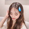 Japanese emoticons sweaty emoji water droplet hair clip female Xiaohongshu, the same Internet celebrity, speechless bangs chuck