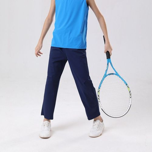 Amazon Exports Summer Boys' and Girls' Yoga Pants New Solid Color Breathable Sports Casual Pants Lightweight Fitness Pants