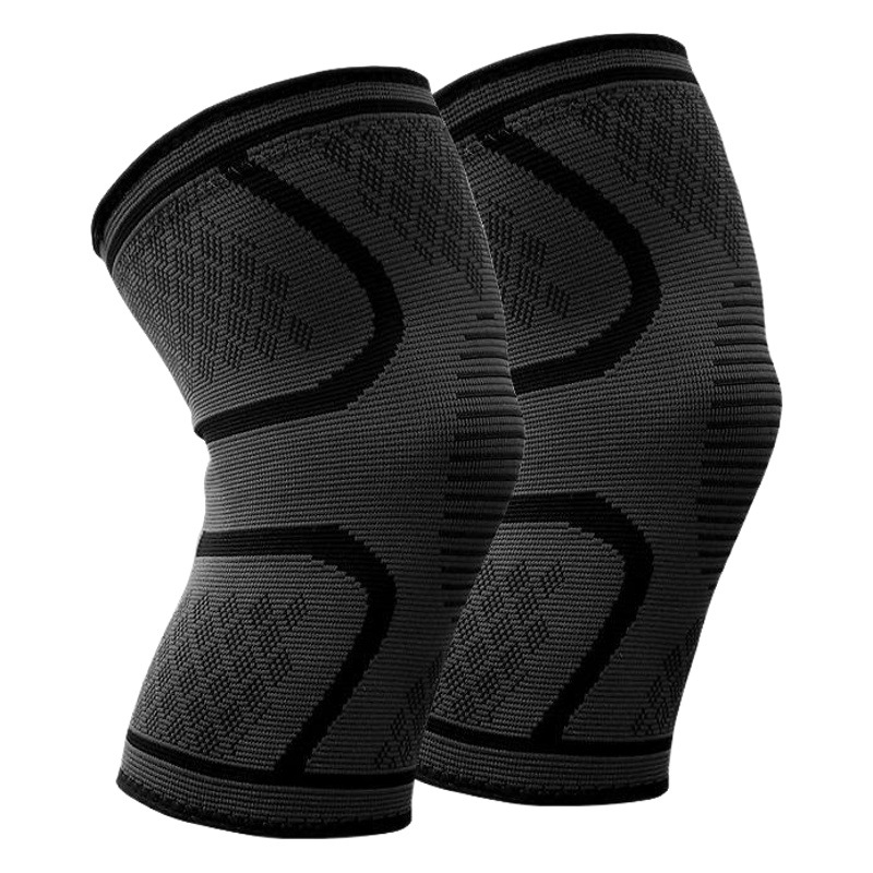 Rodilleras deportivas Otoño e Invierno correr baloncesto equitación fitness antideslizante hombres y mujeres transpirable color fino nylon rodilleras