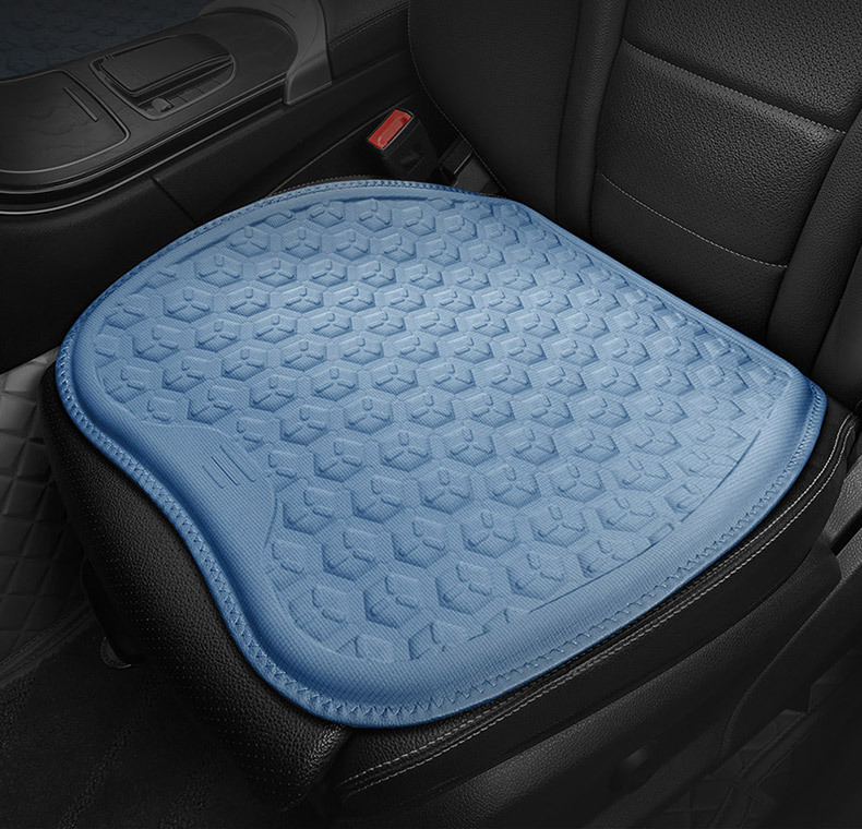 2026 New Car Gel Seat Cushion Summer Cooling Pad Breathable Seat Cushion Car Honeycomb Gel Universal Seat Cushion Cross-Border