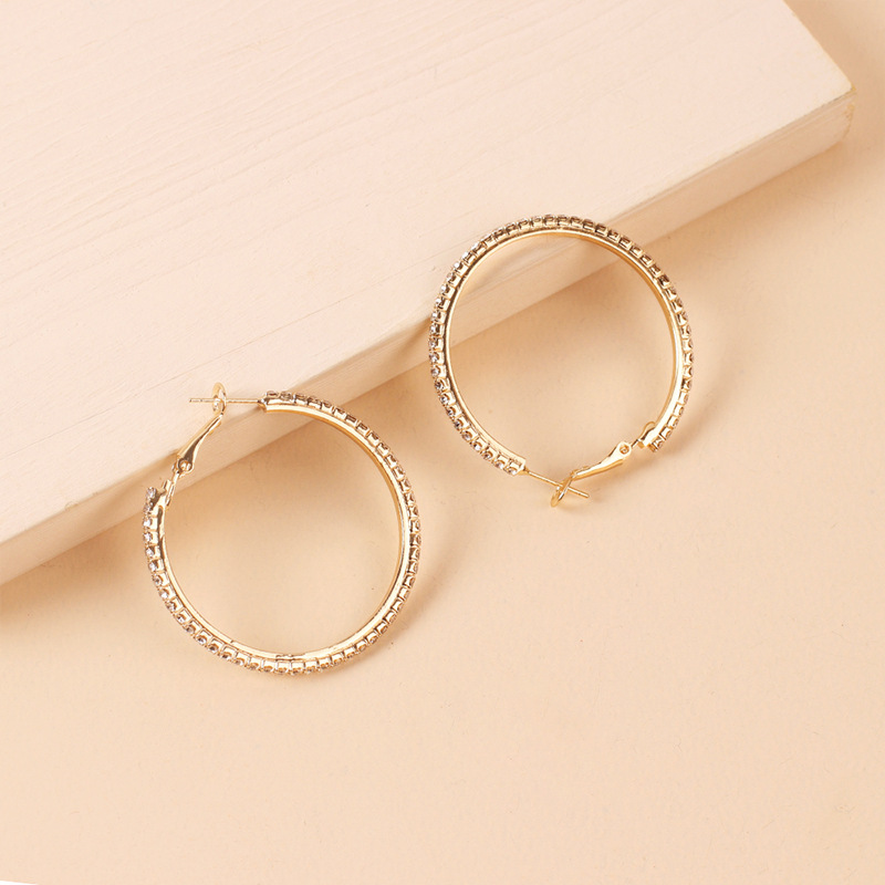 Fashion geometric big circle alloy earrings wholesalepicture7