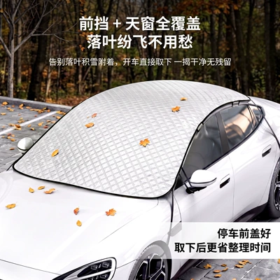 and widened, magnetic car | Car snow shield