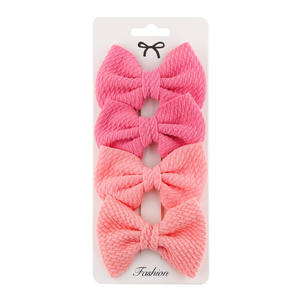 Girl's Simple Style Bow Knot Cloth Braid Hair Band display picture 4