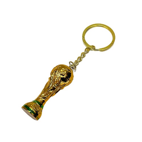 足球树脂奖杯钥匙扣大力神杯世界金杯英超欧洲挂件小礼品足球周边