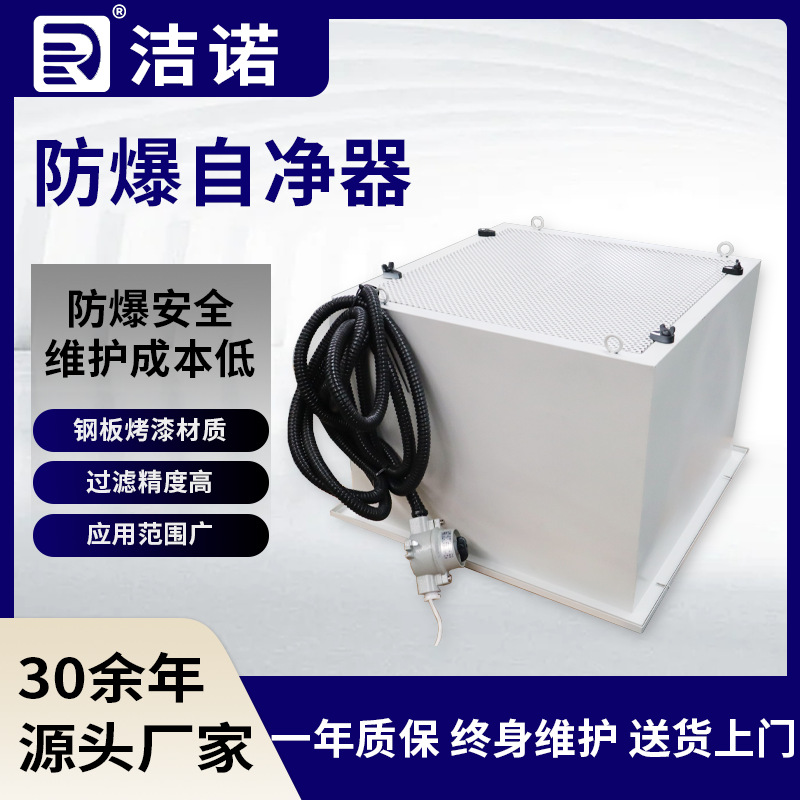 实验室自净箱高效空气过滤吊装式空气净化器食品间防爆空气自净器