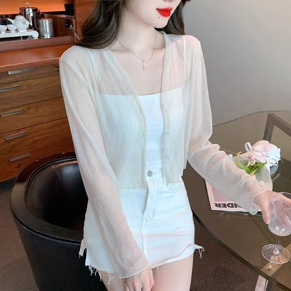 가디건 숄[살구색]