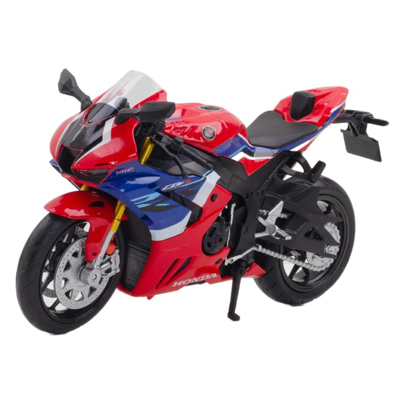 Marke aleación 1:12 BMW Honda S1000RR motocicleta deslizante luz silenciosa modelo de coche juguete adornos