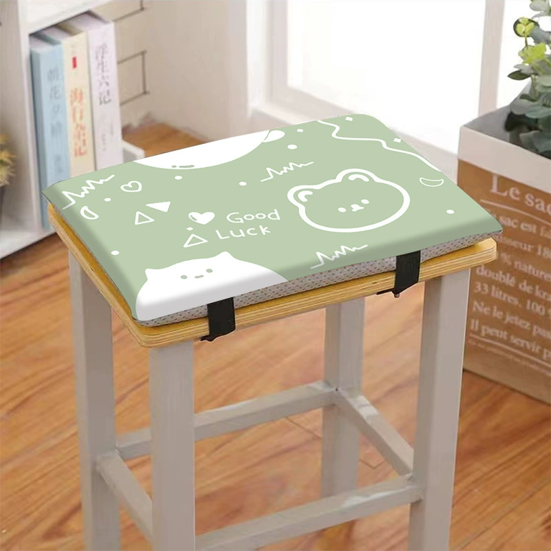 Подушка для студенческих хлопчатобумажных кресел для учеников с памятью Квадратная скамейка для классных комнат