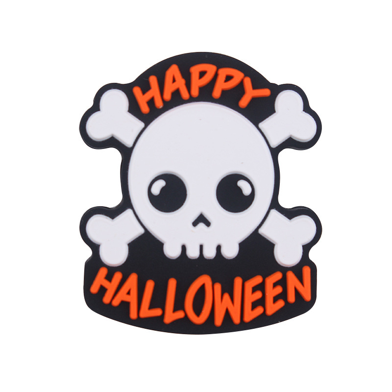 Creativo DIY artículos para bebés caricatura Halloween joyas de silicona pezón cadena de dientes molares accesorios de pulsera de goma de diente