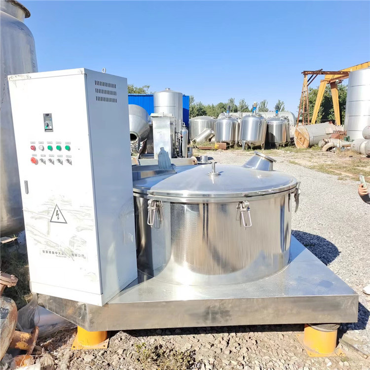 二手卧式分离饮料分离机 大型大容量工业用全自动下料吊带离心机